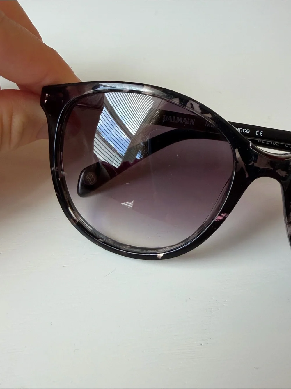 Balmain Black Tortoiseshell Sunglasses BL2102